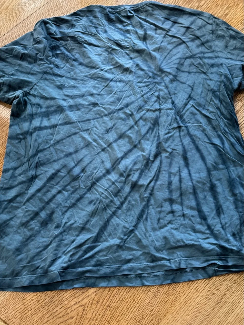 J. Crew Men's Teal Blue Tie-Dye Short Sleeve Tee